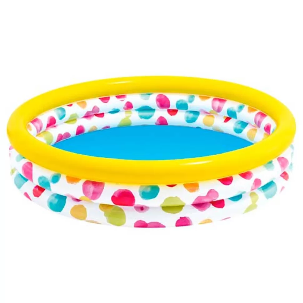 Brinquedos Intex Piscina Aneis Cores 147Cm Intex< Brinquedos Piscina