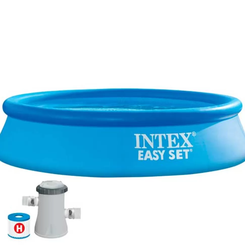 Brinquedos Intex Piscina Easy Set Com Estacao De Tratamento De Agua 305X61Cm< Brinquedos Piscina