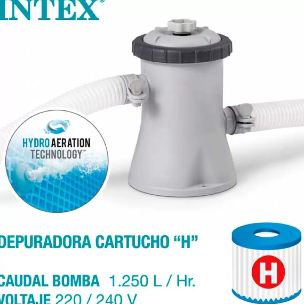 Brinquedos Intex Piscina Easy Set Com Estacao De Tratamento De Agua 305X61Cm< Brinquedos Piscina