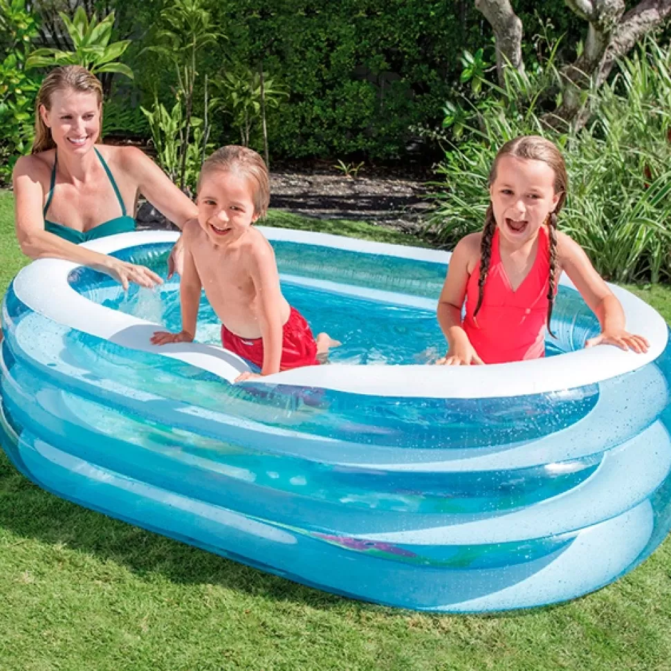 Brinquedos Intex Piscina Inflavel Oval 163X107X46Cm< Brinquedos Piscina