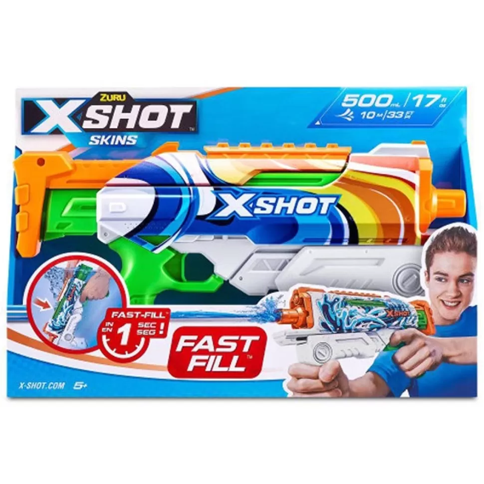 Brinquedos ZURU Pistola Agua X-Shot Skins Fast Fill Hyperload< Brinquedos Piscina