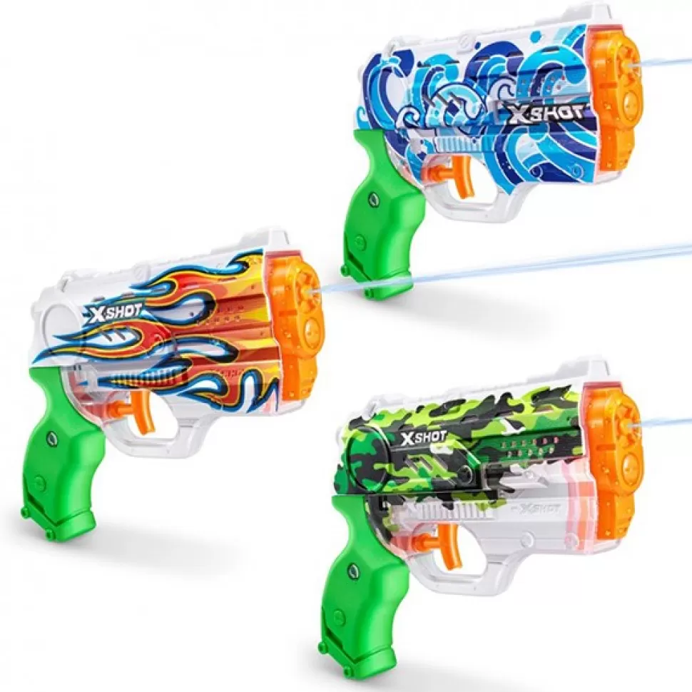 Brinquedos ZURU Pistola Agua X-Shot Skins Fast Fill Nano< Brinquedos Piscina