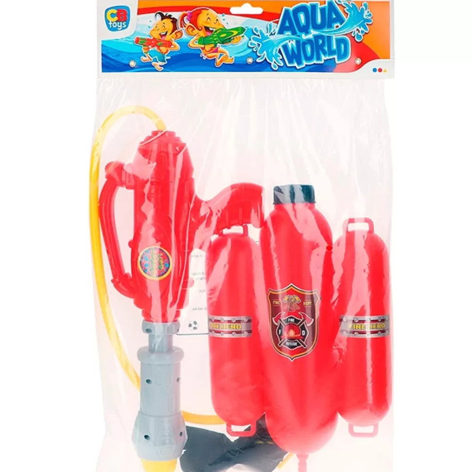 Brinquedos Color Baby Pistola De Agua Com Tanque Bombeiros 34Cm< Brinquedos Piscina