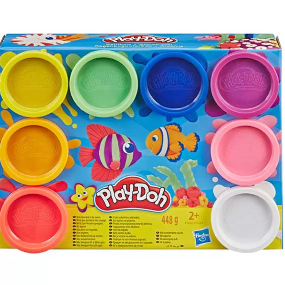 Brinquedos Play-Doh Play-Doh Pack 8 Potes Peixe< Brinquedos De Plasticina