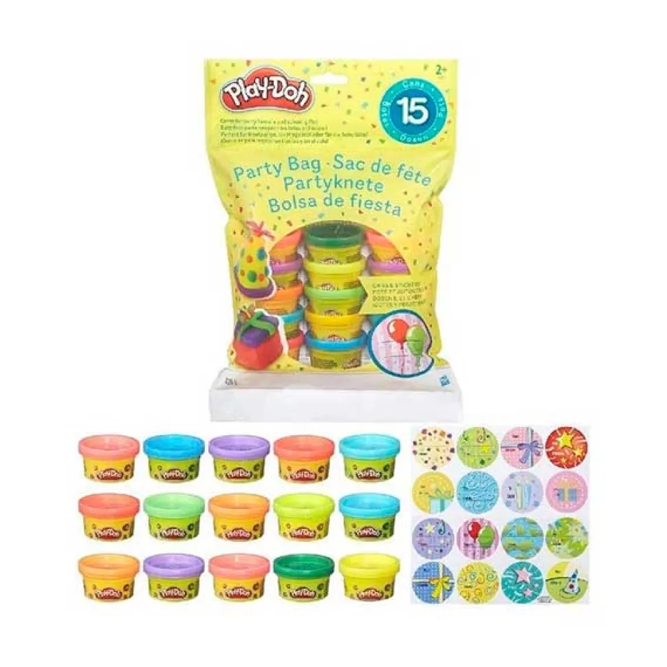 New Brinquedos Hasbro Play-Doh Saco 15 Latas De Festa