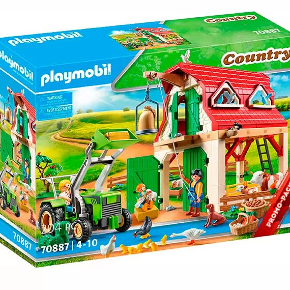 Brinquedos Playmobil Country Playmobil 4066: Fazenda E Trator< Brinquedos De Tratores