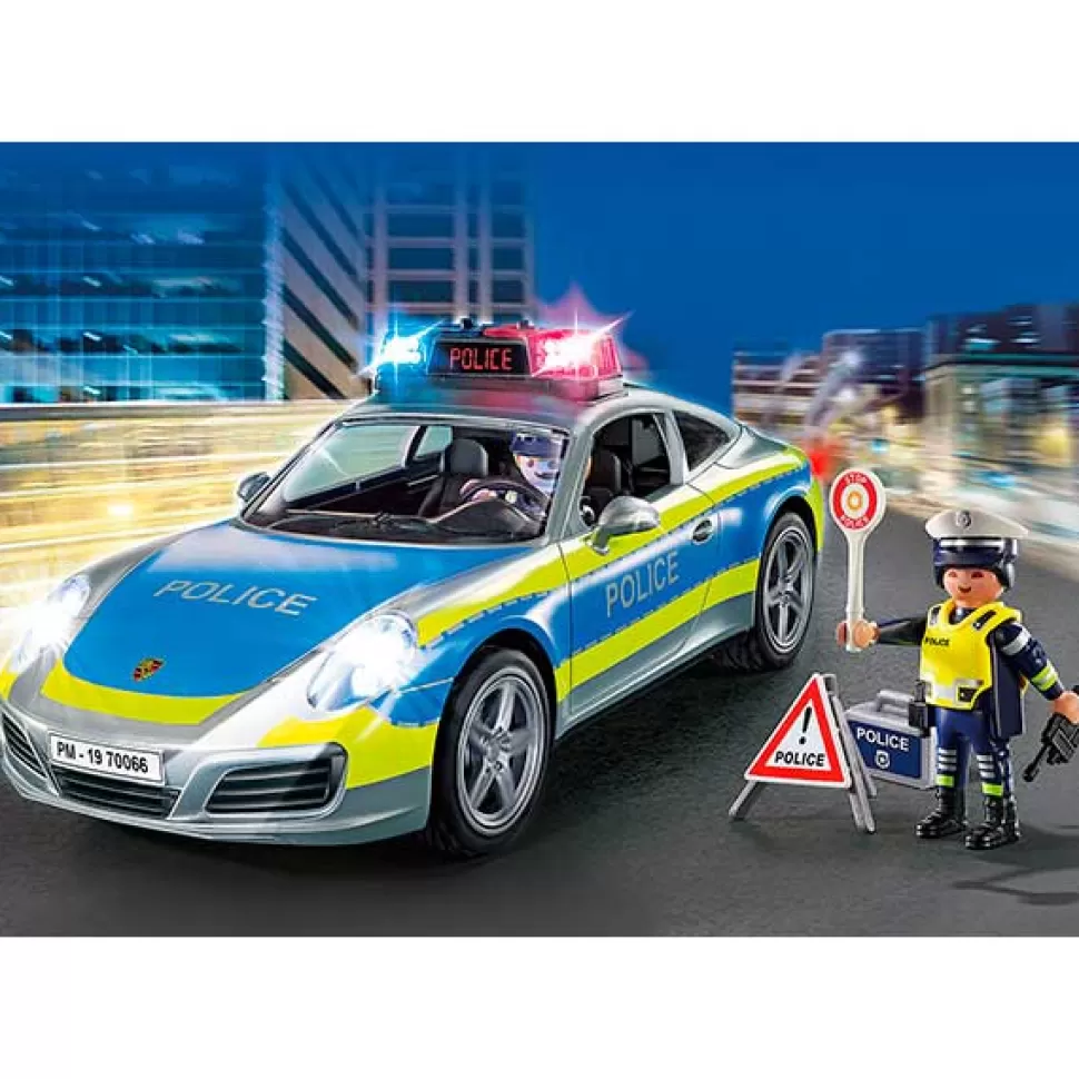 Brinquedos Playmobil City Action Playmobil 70066 Policia Porsche 911 Carrera 4S< Brinquedos De Carros