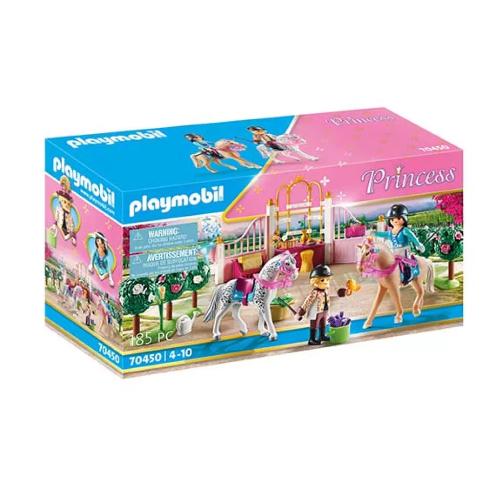 Brinquedos Playmobil Princess Playmobil 70450 Aulas De Equitacao No Estabulo< Brinquedos De Cavalos