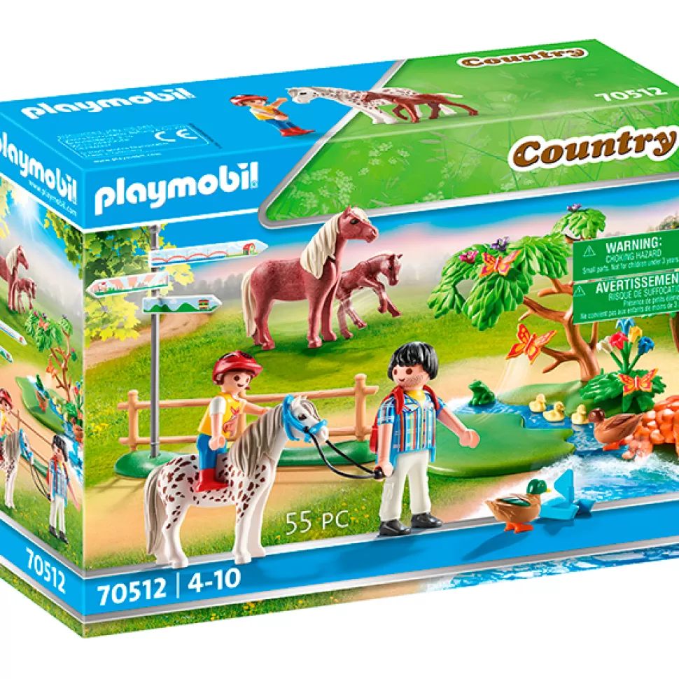 Brinquedos Playmobil Country Playmobil 70512 Passeio De Ponei< Brinquedos De Cavalos