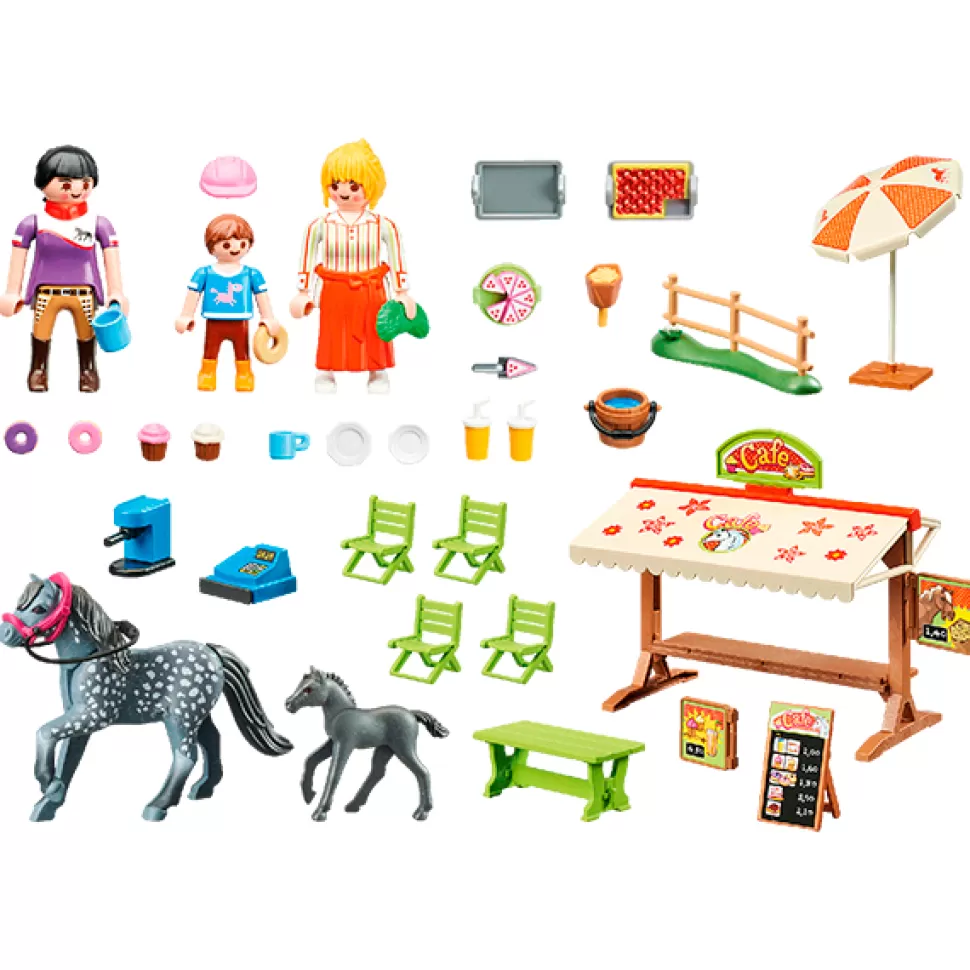 Brinquedos Playmobil Country Playmobil 70519 Cafe Ponei< Brinquedos De Cavalos