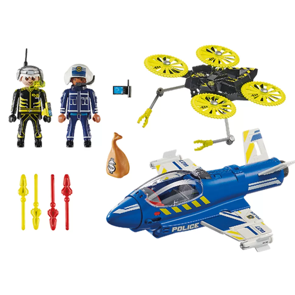 Brinquedos Playmobil City Action Playmobil 70780 Policia Aviao: Perseguicao Drone< Brinquedos De Aviões