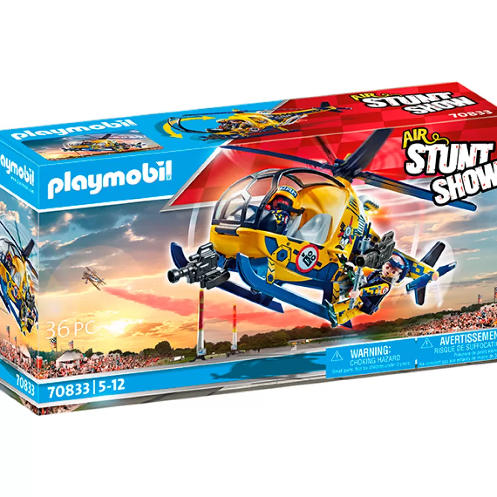 Brinquedos Playmobil Sports&Action Playmobil 70833 Air Stuntshow Helicoptero Rodagem De Filme< Brinquedos De Aviões