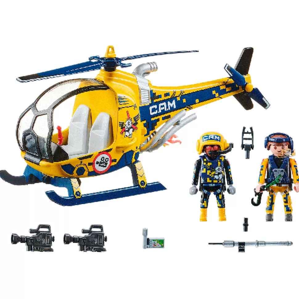 Brinquedos Playmobil Sports&Action Playmobil 70833 Air Stuntshow Helicoptero Rodagem De Filme< Brinquedos De Aviões