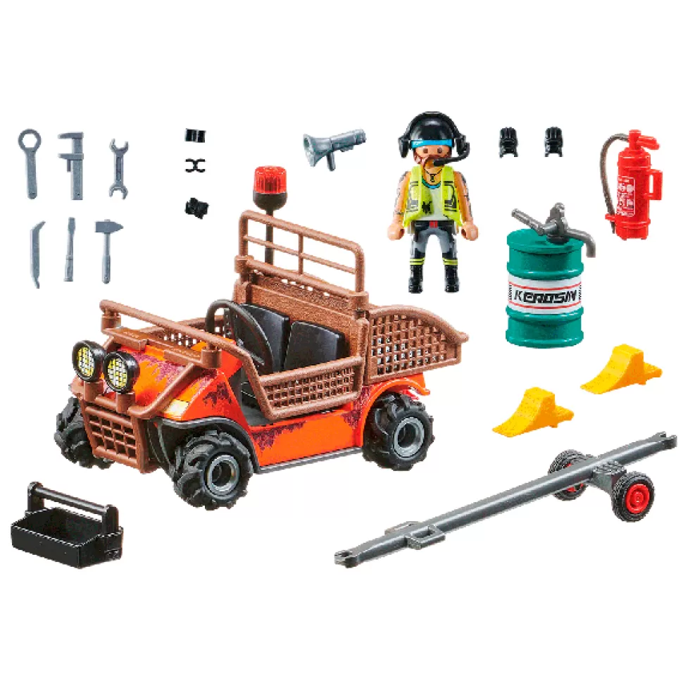 Brinquedos Playmobil Sports&Action Playmobil 70835 Air Stuntshow Servico De Reparacao Movel< Brinquedos De Aviões