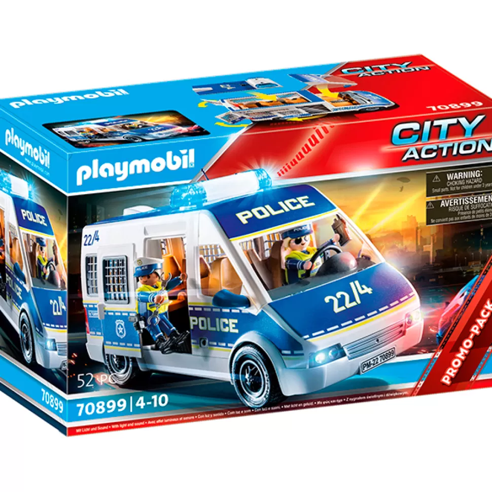 Brinquedos Playmobil City Action Playmobil 70899 Carro Da Policia Com Luz E Som< Brinquedos De Carros