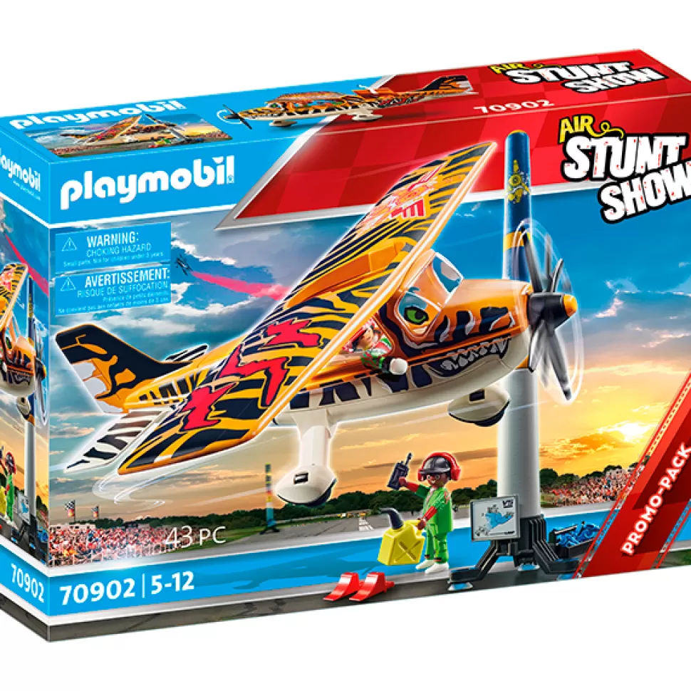 Brinquedos Playmobil Sports&Action Playmobil 70902: Air Stuntshow Tiger Plane< Brinquedos De Aviões