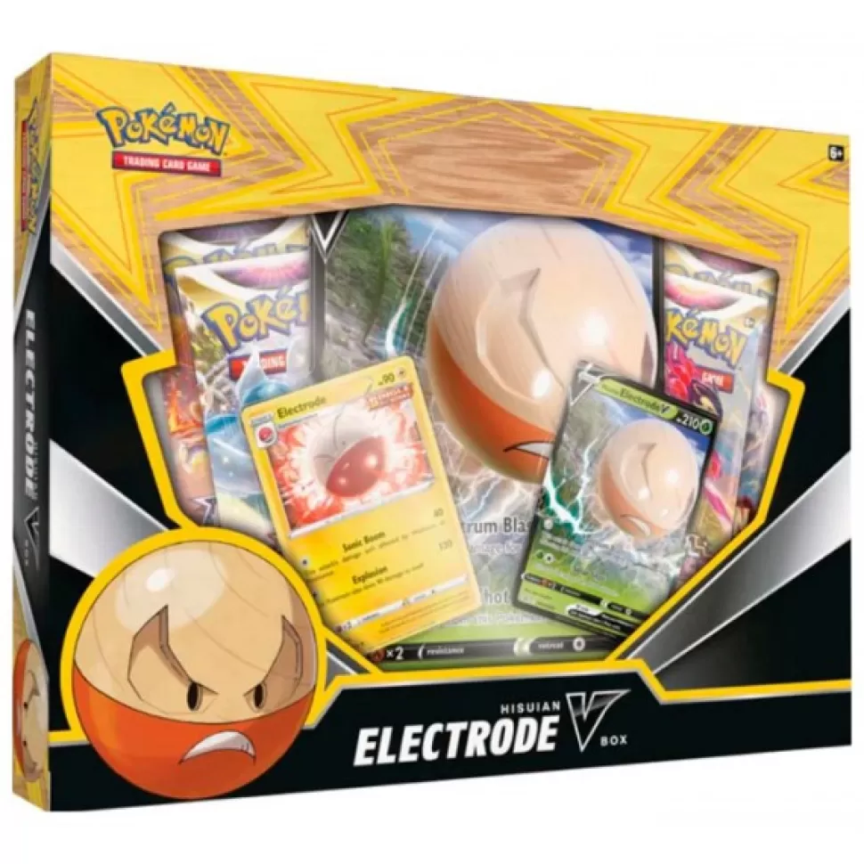 Fashion Brinquedos Pokemon Pokemon Cartas Electrode De Hisui V