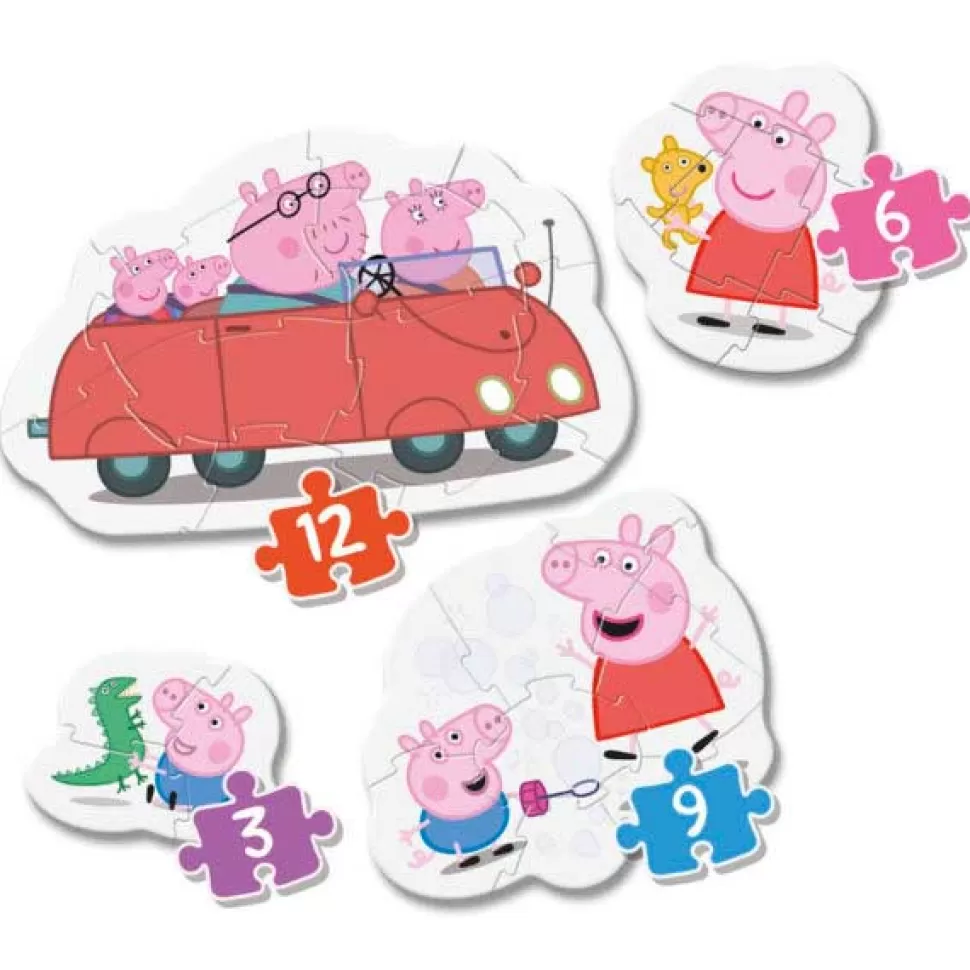 Online Brinquedos Porquinha Peppa Porquinha Peppa First Puzzles 3-6-9-12P