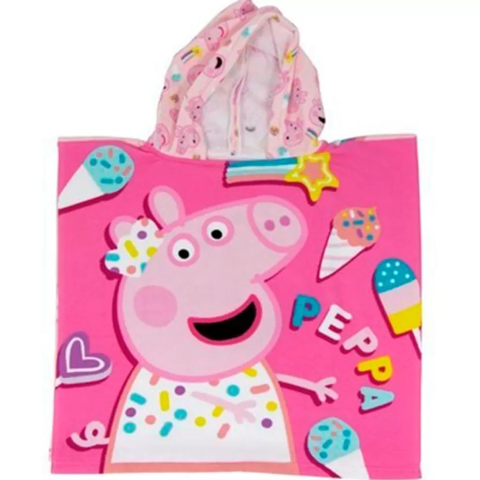 Brinquedos Porquinha Peppa Porquinha Peppa Poncho De Microfibra< Brinquedos Piscina