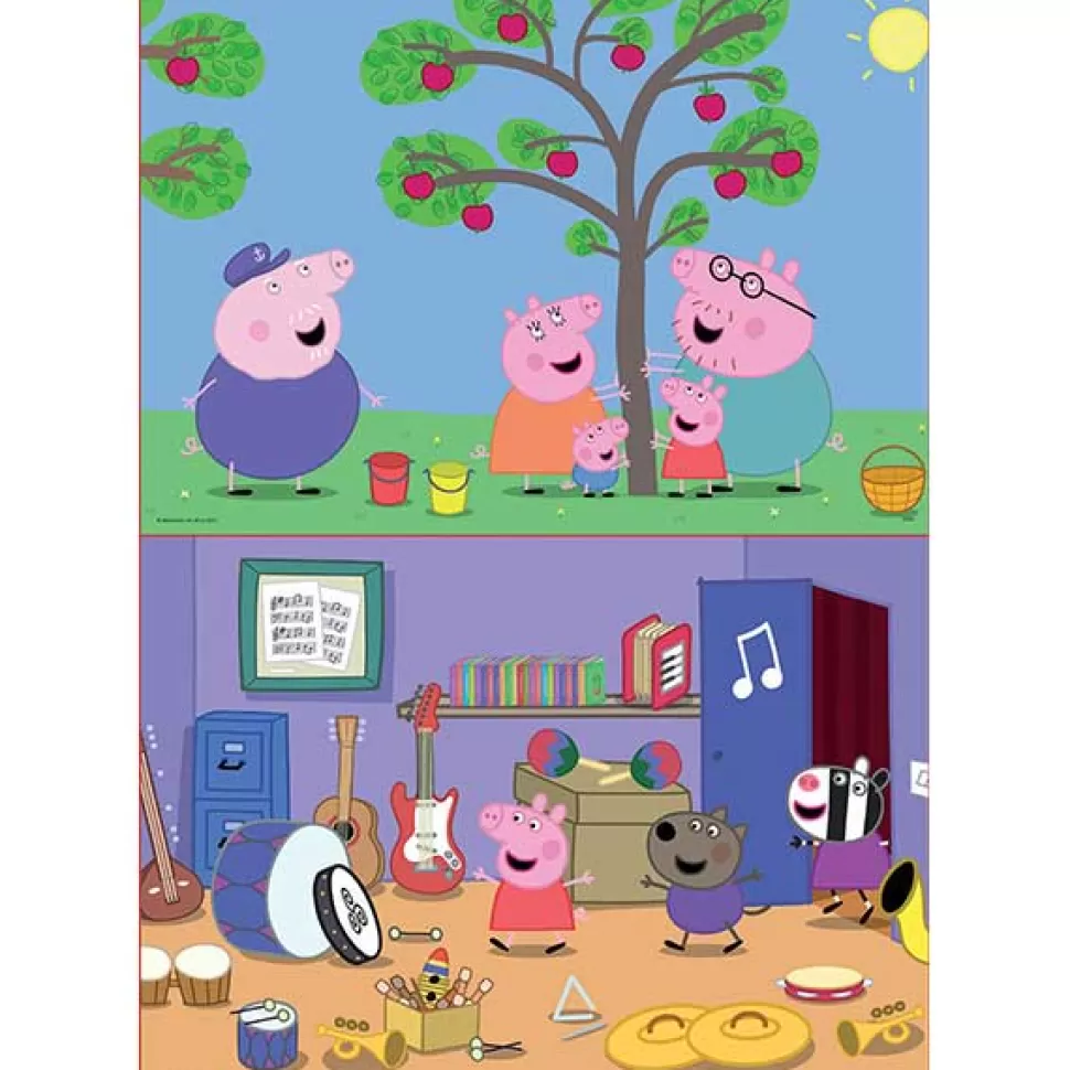 Hot Brinquedos Porquinha Peppa Porquinha Peppa Puzzle 2X48P