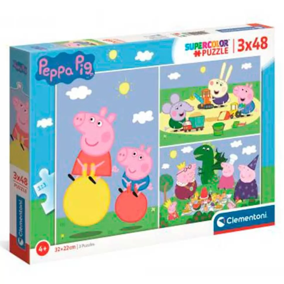 Discount Brinquedos Porquinha Peppa Porquinha Peppa Puzzle 3X48P