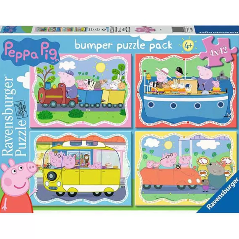 Discount Brinquedos Porquinha Peppa Porquinha Peppa Puzzle 4X42P Bumper