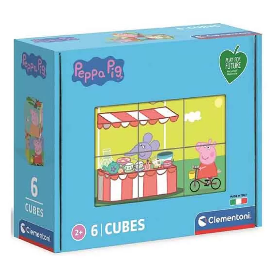 Flash Sale Brinquedos Porquinha Peppa Porquinha Peppa Puzzle 6 Cubes