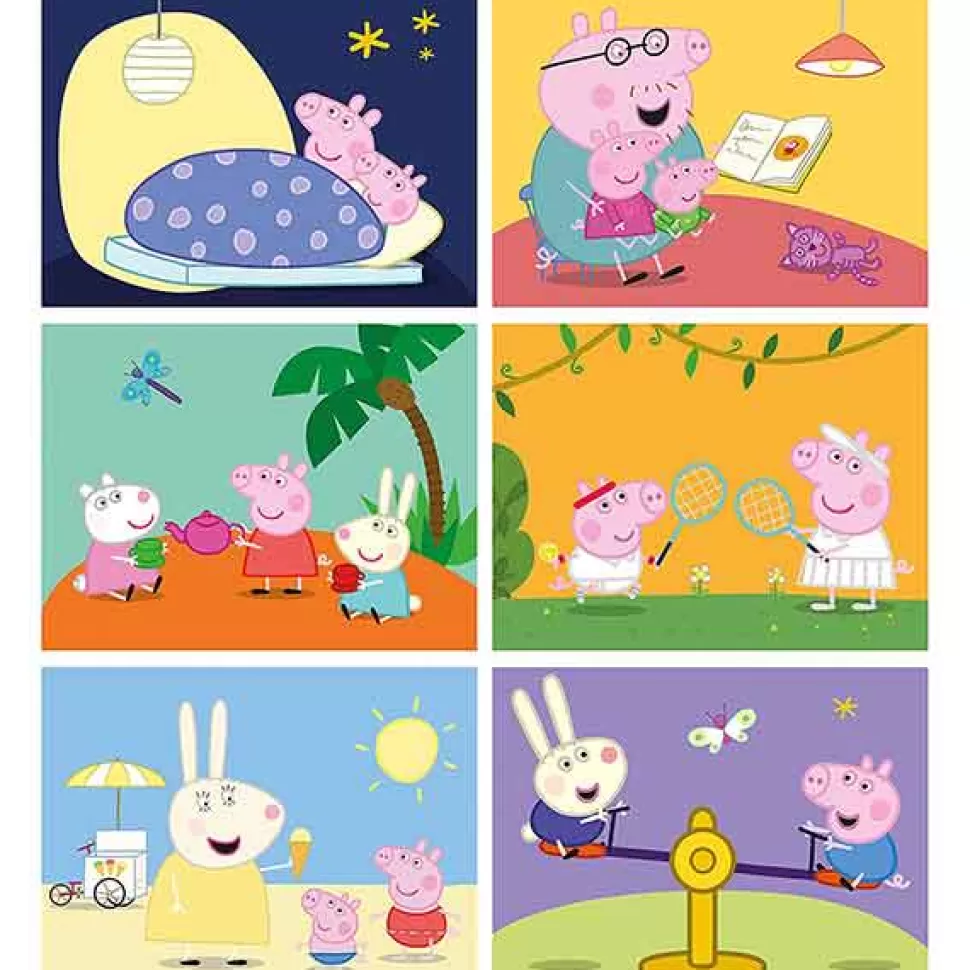 Best Sale Brinquedos Porquinha Peppa Porquinha Peppa Puzzle Quebra-Cabeca 12P