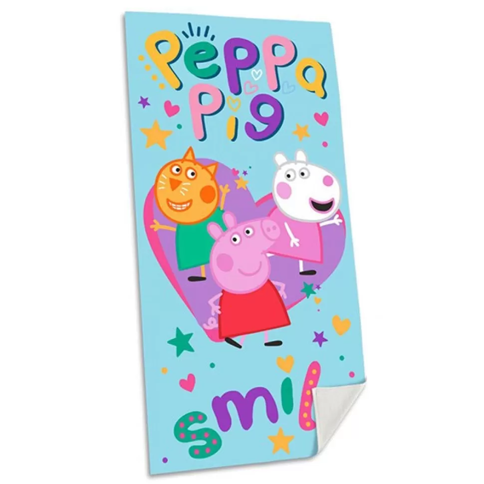 Brinquedos Porquinha Peppa Porquinha Peppa Toalha De Algodao 140Cm< Brinquedos Piscina