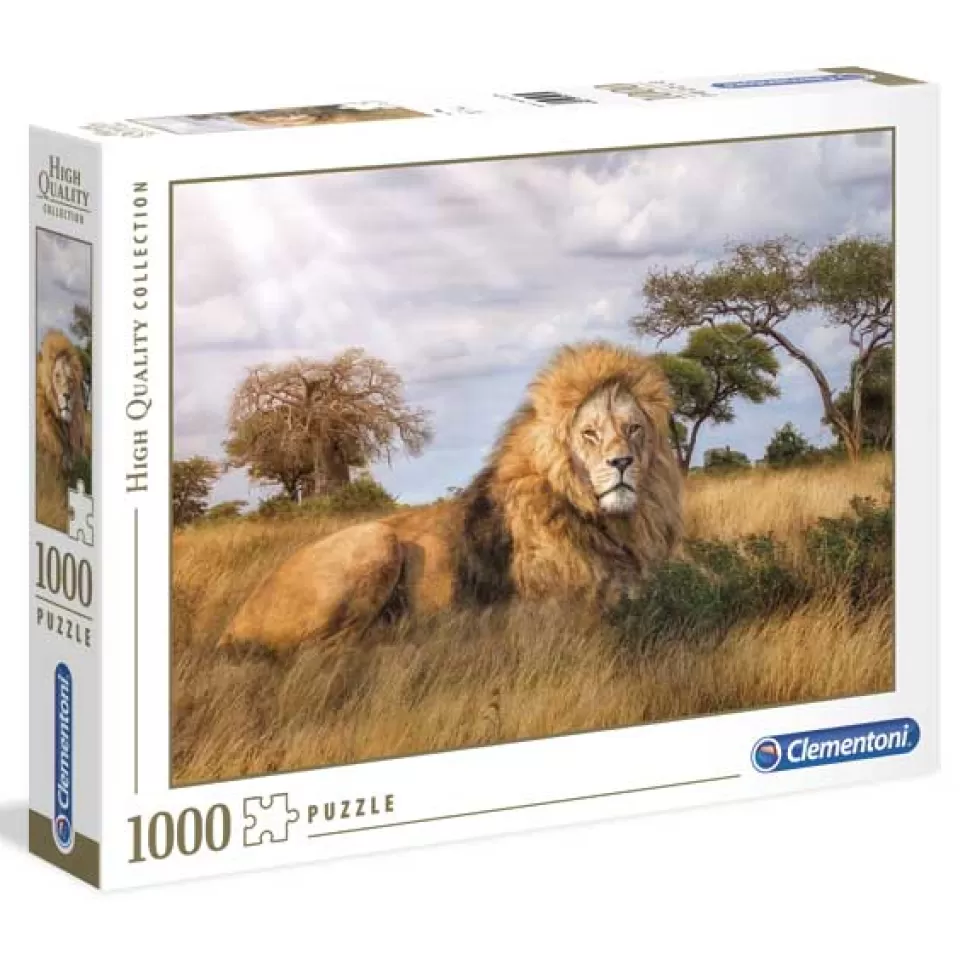 Fashion Brinquedos Clementoni Puzzle 1000P O Rei Da Selva