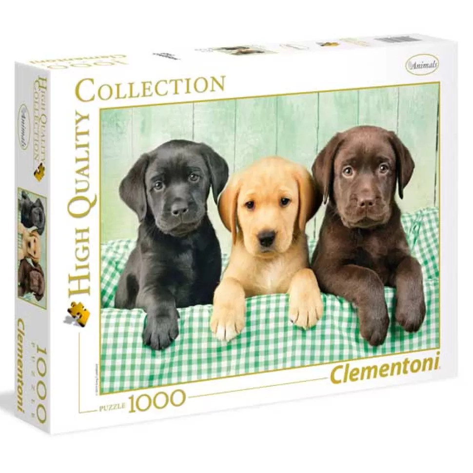 Fashion Brinquedos Clementoni Puzzle 1000P Tres Labradores