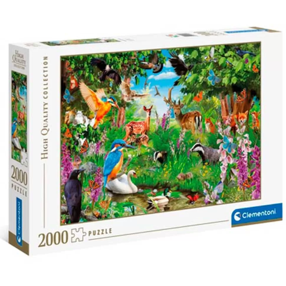 New Brinquedos Clementoni Puzzle 2000P Hqc Fantastic Forest