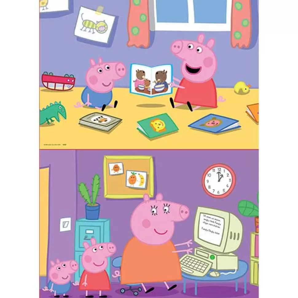 Discount Brinquedos Porquinha Peppa Puzzle 2X20 Porquinha Peppa