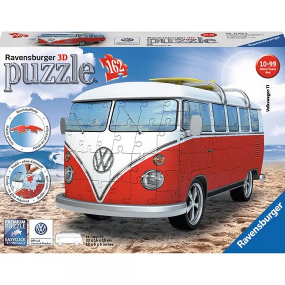 New Brinquedos Ravensburger Puzzle 3D 162P Van Volkswagen