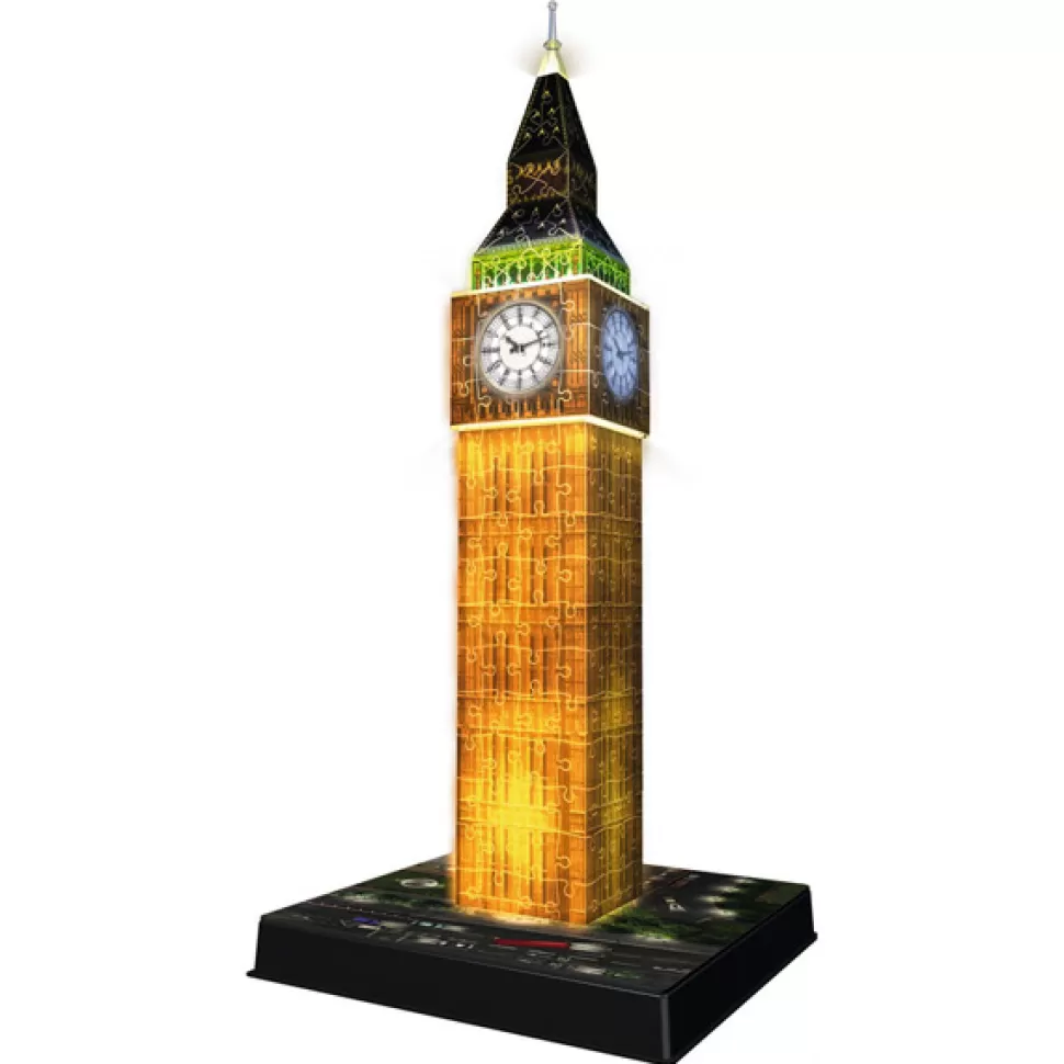 Best Brinquedos Ravensburger Puzzle 3D Big Ben Night Led