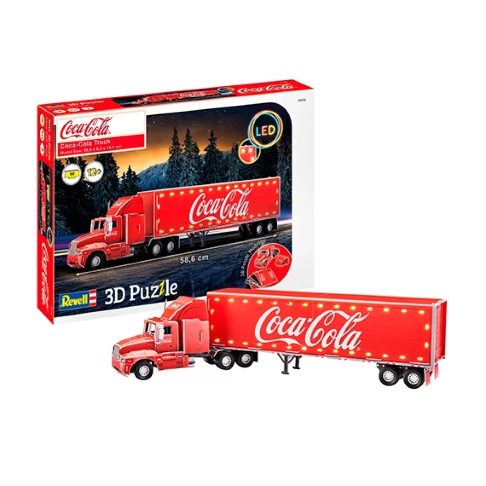 Cheap Brinquedos Coca Cola Puzzle 3D Coca-Cola Caminhao Com Luzes 59Cm