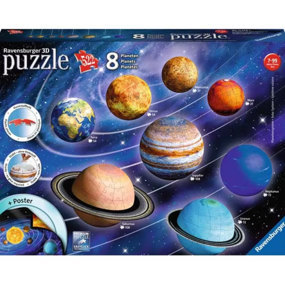 Store Brinquedos Ravensburger Puzzle 3D O Sistema Planetario