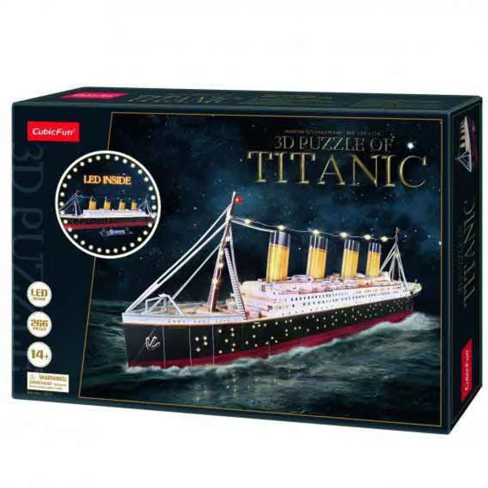 Flash Sale Brinquedos World Brands Puzzle 3D Titanic Amb Led
