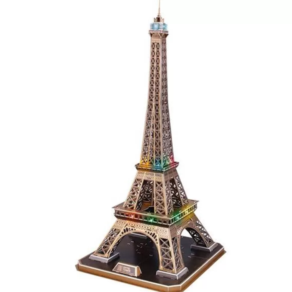 Clearance Brinquedos World Brands Puzzle 3D Torre Eiffel Com Leds