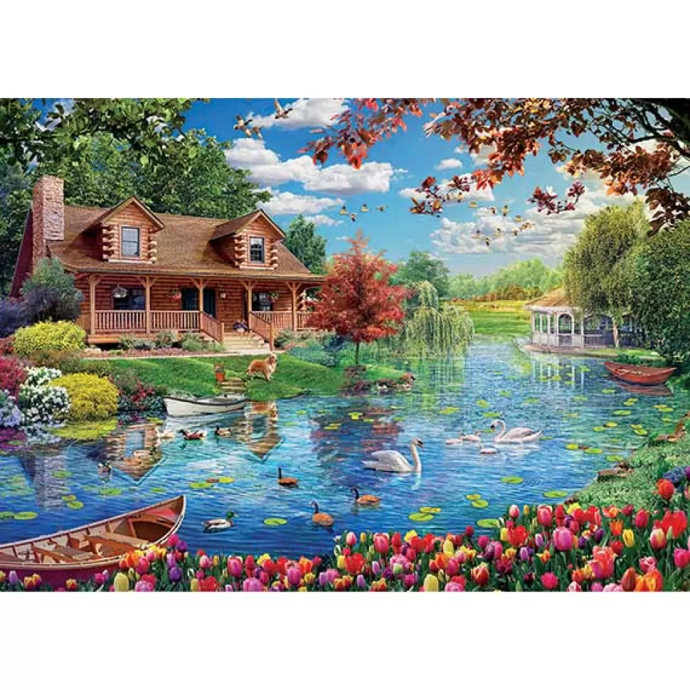 Best Sale Brinquedos Educa Borras Puzzle 5000P Pequena Casa No Lago