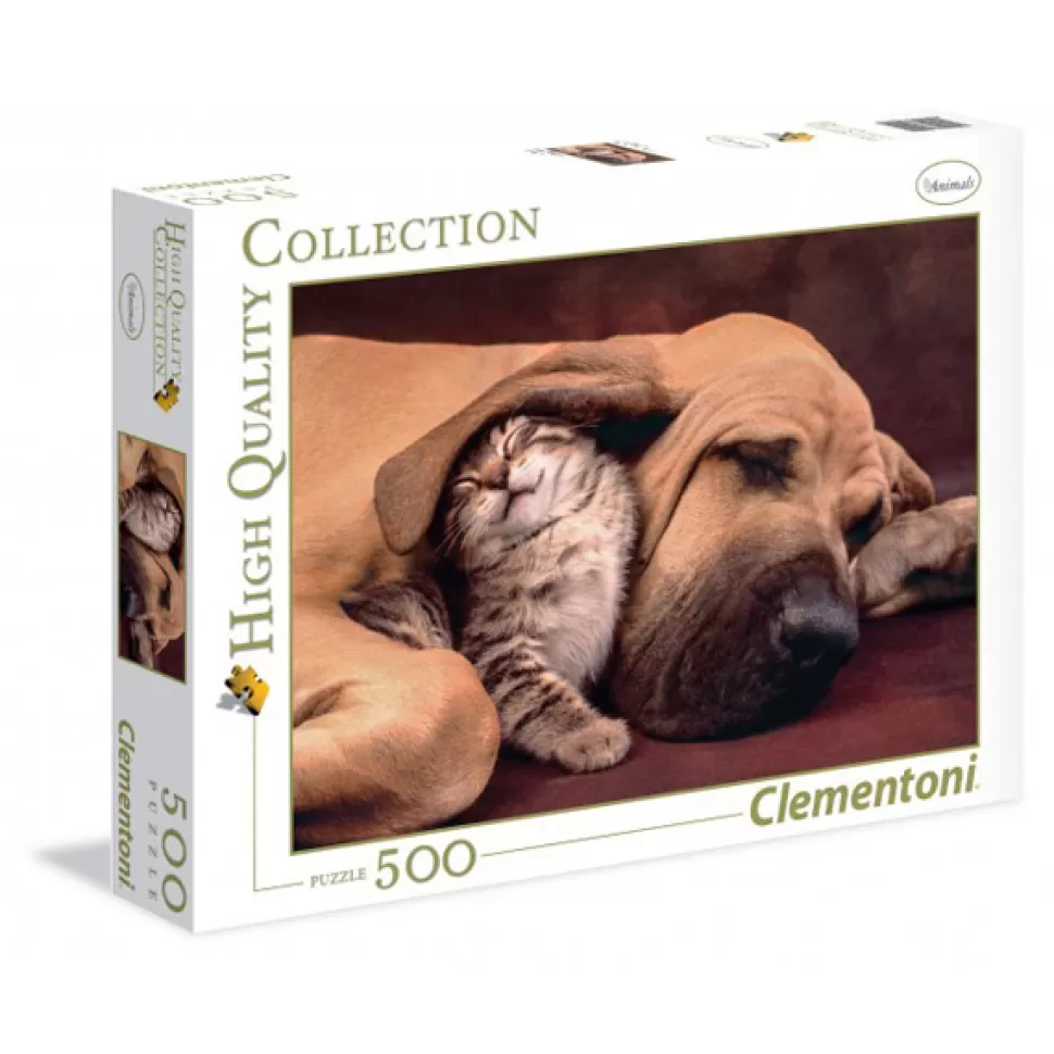 Shop Brinquedos Clementoni Puzzle 500P Cachorro E Gato Puppies