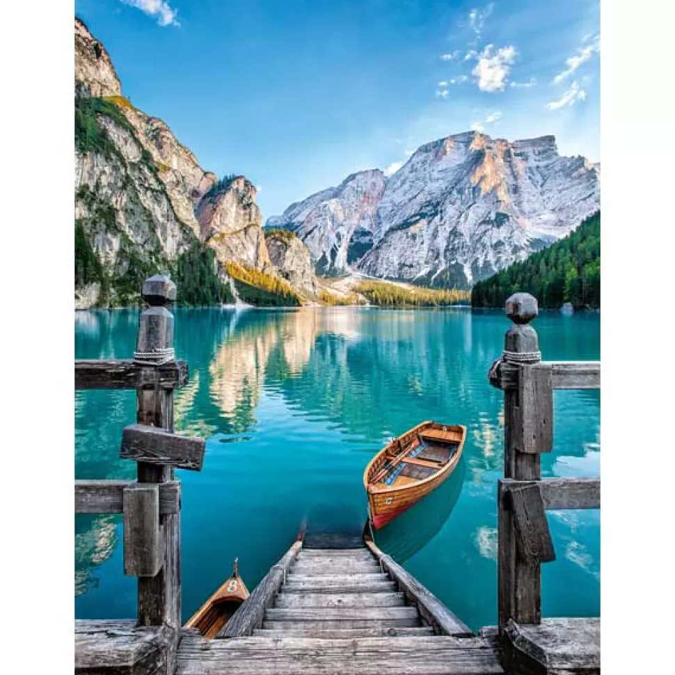 Cheap Brinquedos Clementoni Puzzle 500P Hq Lake Braies