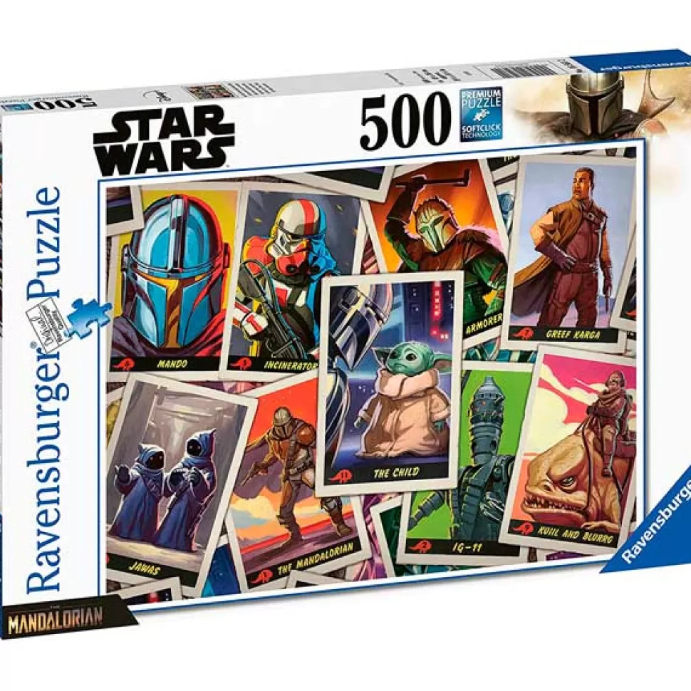 Store Brinquedos Star Wars Puzzle 500P Star Wars Mandalorian