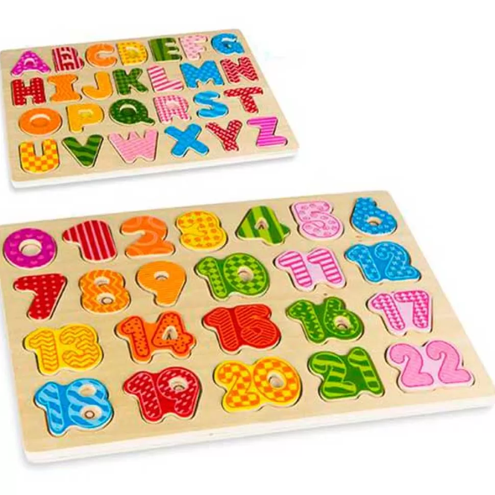 Sale Brinquedos Color Baby Puzzle De Madeira Numeros Ou Letras