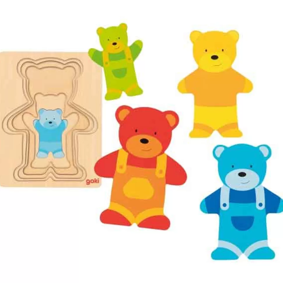 Online Brinquedos Goki Puzzle De Urso De Madeira