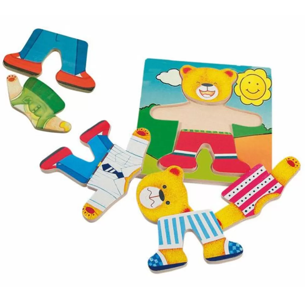Best Sale Brinquedos Woodyland Puzzle Ursinho Aprende A Se Vestir #2