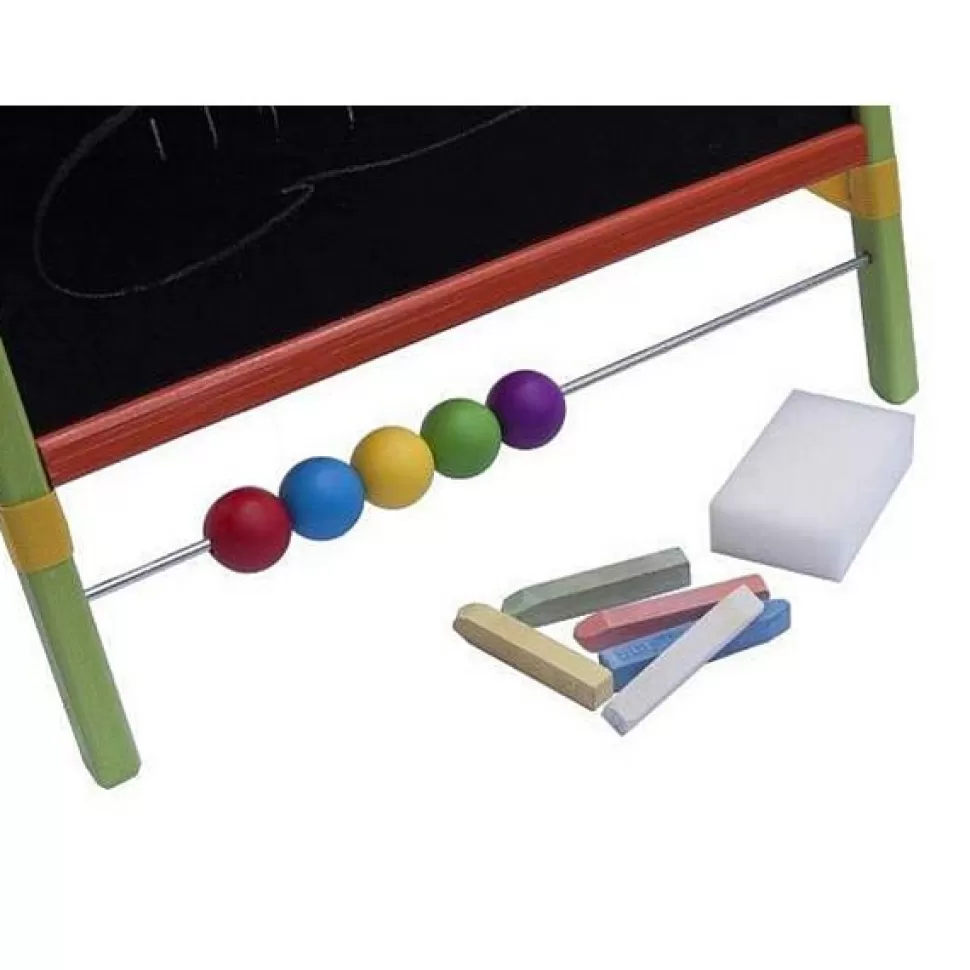 Brinquedos 3Toysm Quadro-Negro Infantil Madeira De Mesa Com Abaco< Brinquedos De Madeira