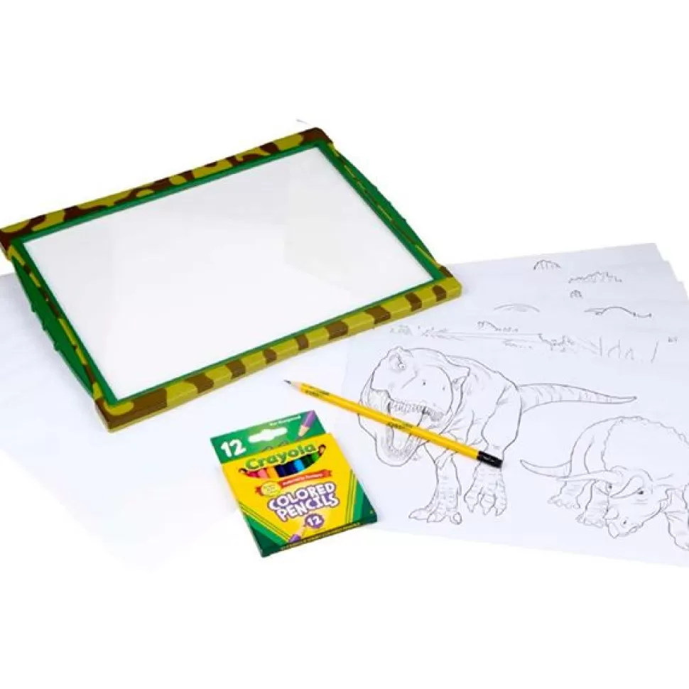 Brinquedos Crayola Quadro-Negro Luminosa Maxi Dinossauros< Brinquedos De Dinossauros
