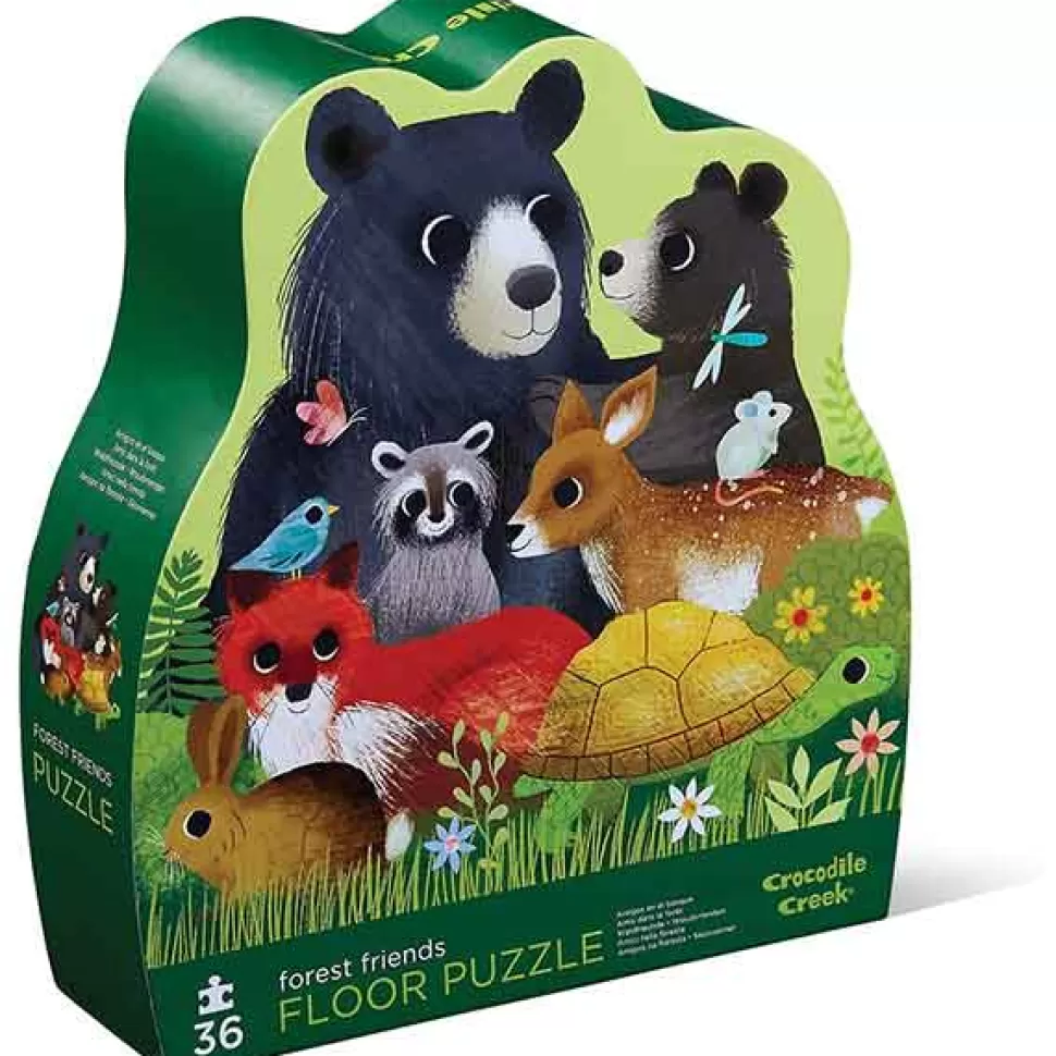 Outlet Brinquedos Crocodile Creek Quebra-Cabeca 36P Amigos Da Floresta Crocodile Creek