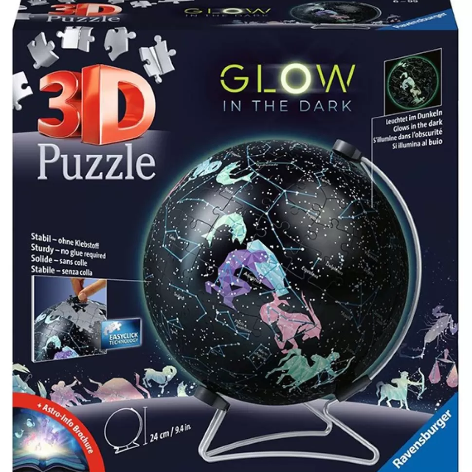 Brinquedos Ravensburger Quebra-Cabeca 3D Globo Constelacoes 190P< Puzzles 3D